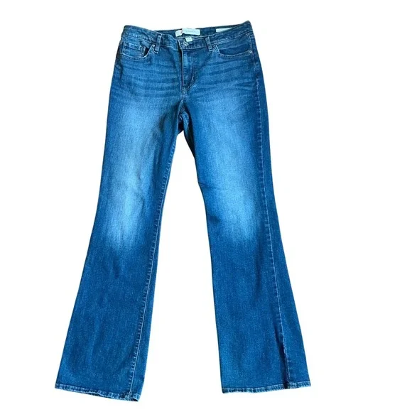 Vintage America Blues Womens 10/30 Vintage Bootcut Jeans Blue Embroidered Pocket - Picture 2 of 4